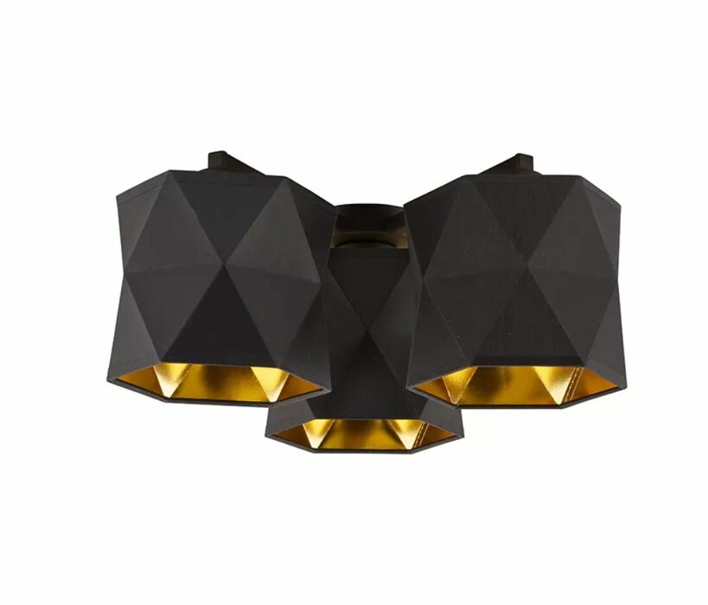 Image of TK Lighting Siro mennyezeti lámpa fekete (K)