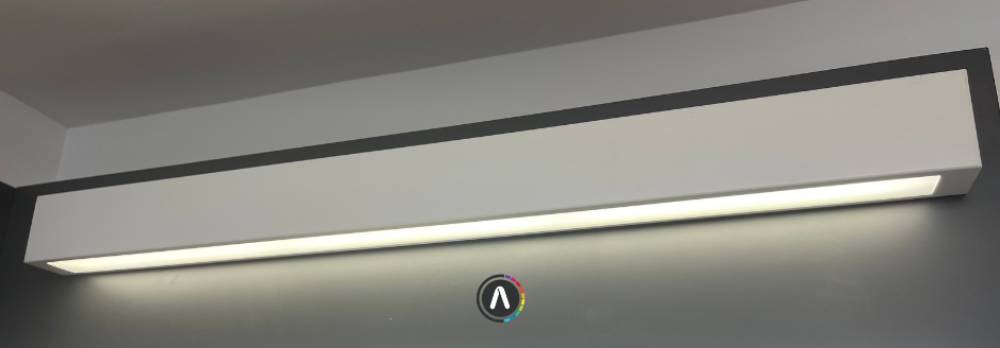 Image of MasterLED Ibros fali lámpa 12 W-os, IP44 fehér, 93 cm (K)