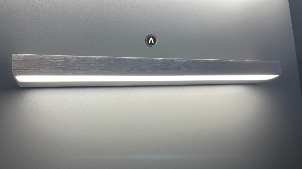 Image of Strühm Cyber LED tükörmegvilágító lámpa, ezüst, 9 W, 4000K, 585 lumen, 40 cm (K)