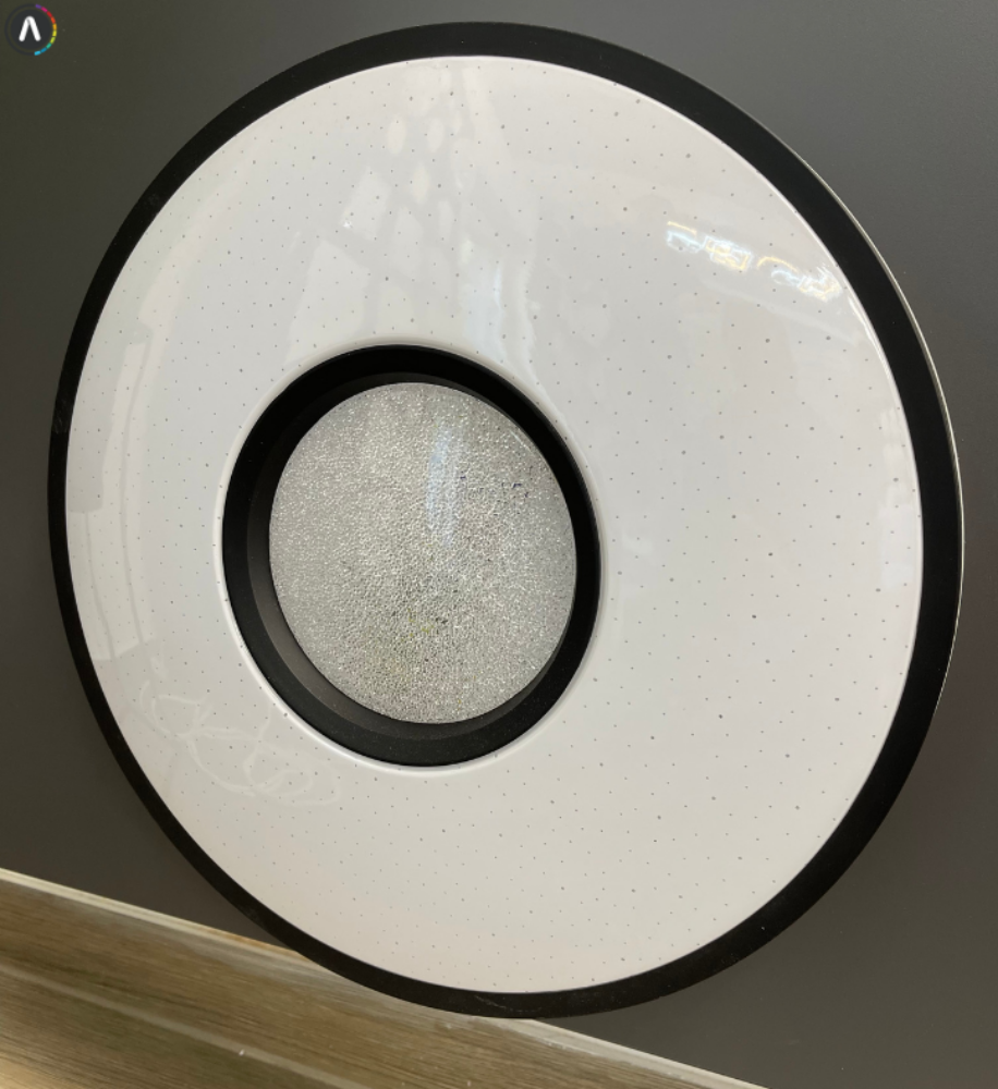 Image of MasterLED Santo 24 W-os 390 mm szabályozható színhőmérsékletű kerek mennyezeti lámpa, 1680 lumen (K)