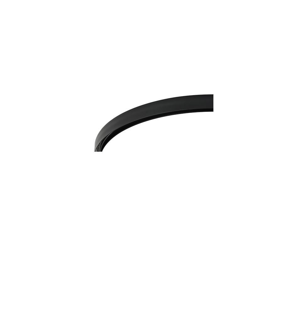 Image of VIOKEF 02/0400-C Magnetic CURVY 48V-os íves sínelem falon kívűli, negyed kör, Ø 90 cm, fekete