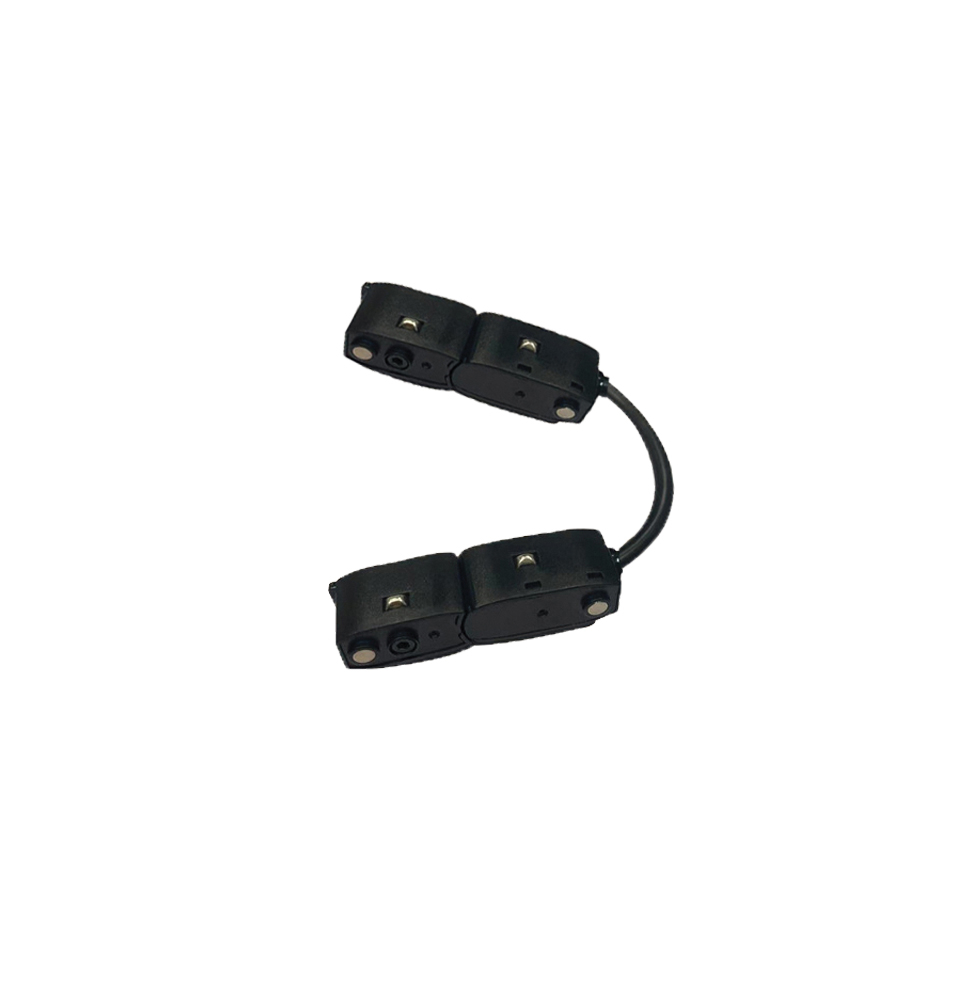 Image of VIOKEF 02/0407 Magnetic CURVY 48V-os felxibilis áramátadó elem két sín között, fekete