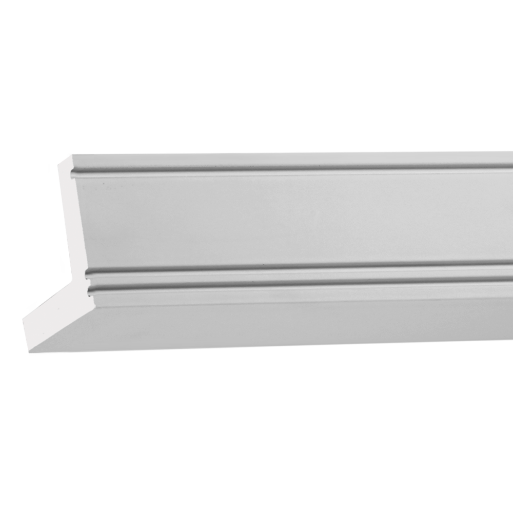 Image of Gaudi Decor 1.50.226 holker/rejtett világításos díszléc (2000 x 55 x 55 mm)