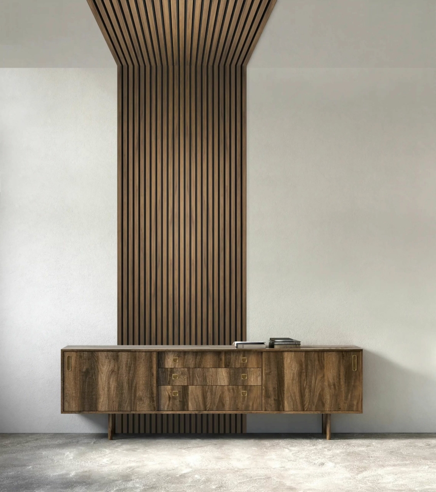 Image of Lamelio OLMO lamella panel, craft tölgy, 12.2 x 270 cm