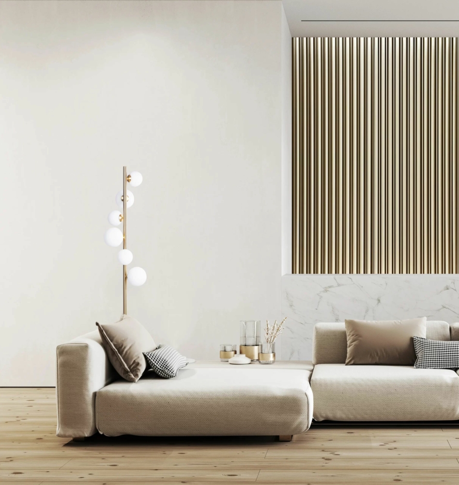 Image of Lamelio MILO lamella panel, arany 12.2 x 270 cm