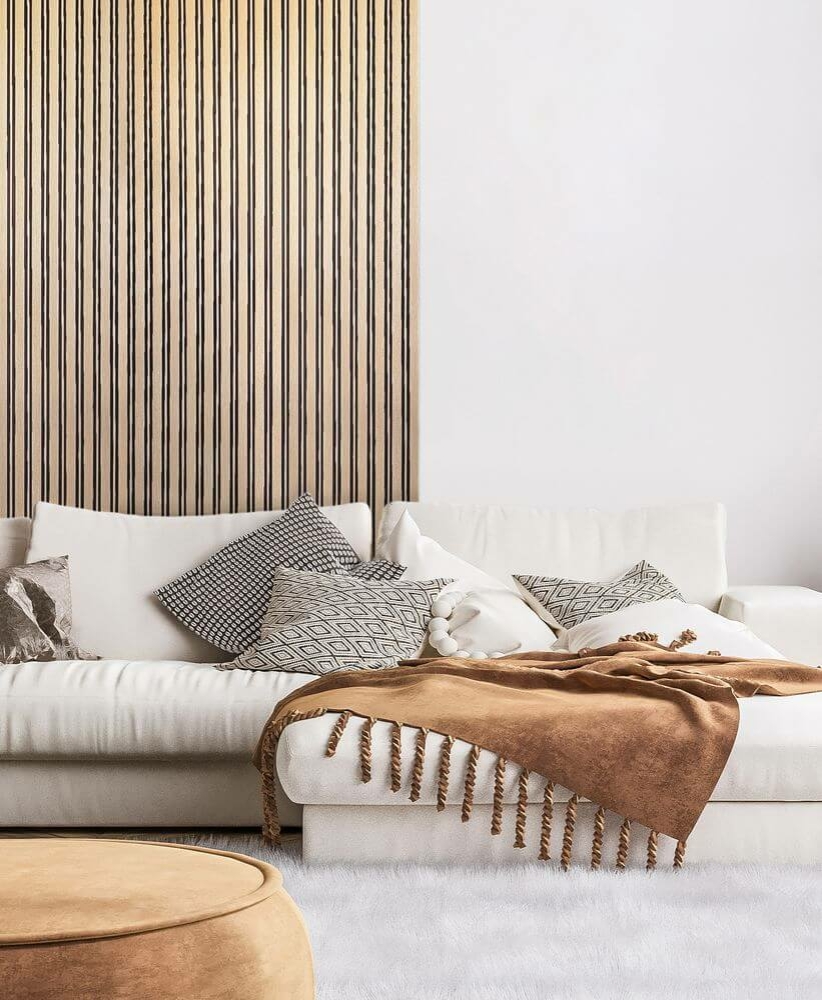 Image of Lamelio MILO lamella panel, tölgy, 12.2 x 270 cm