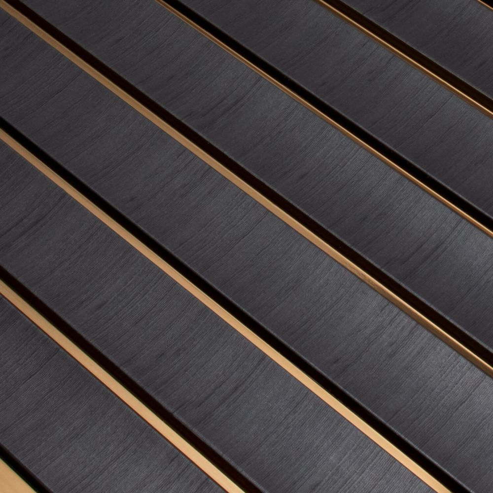 Image of Lamelio AMBER antracit jobbos végzáró 5.3 x 270 cm