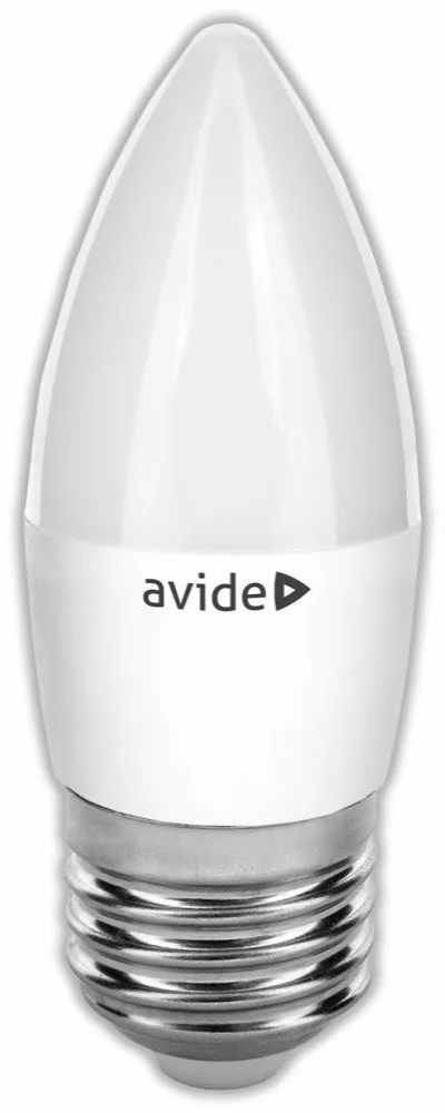 Image of Avide LED gyertya izzó 6W E27 4000K, 560 lm (K)