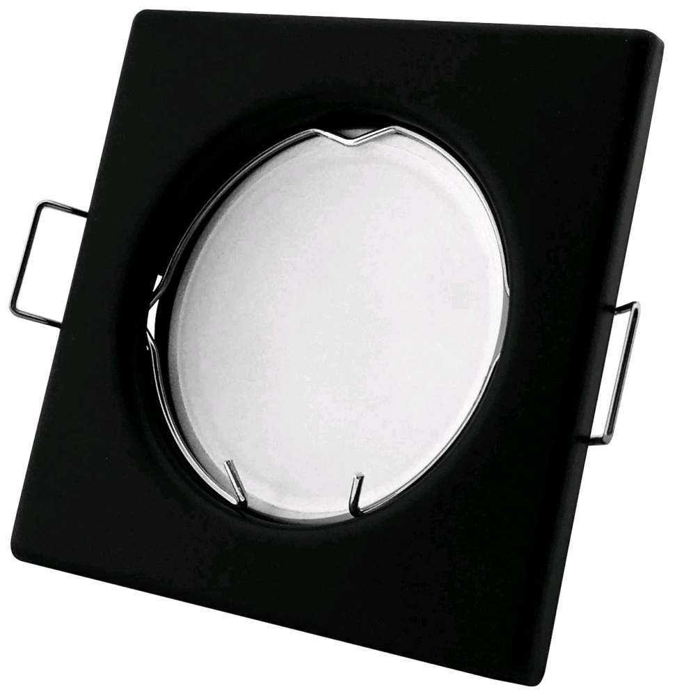 Image of Avide GU10 Keret Négyzetes Fekete (K)