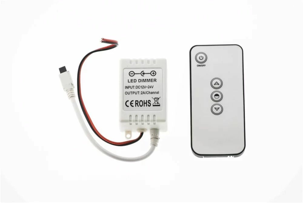 Image of Avide LED Szalag 12V 48W Fényerőszabályzó 3 Gombos Vezérlő (K)