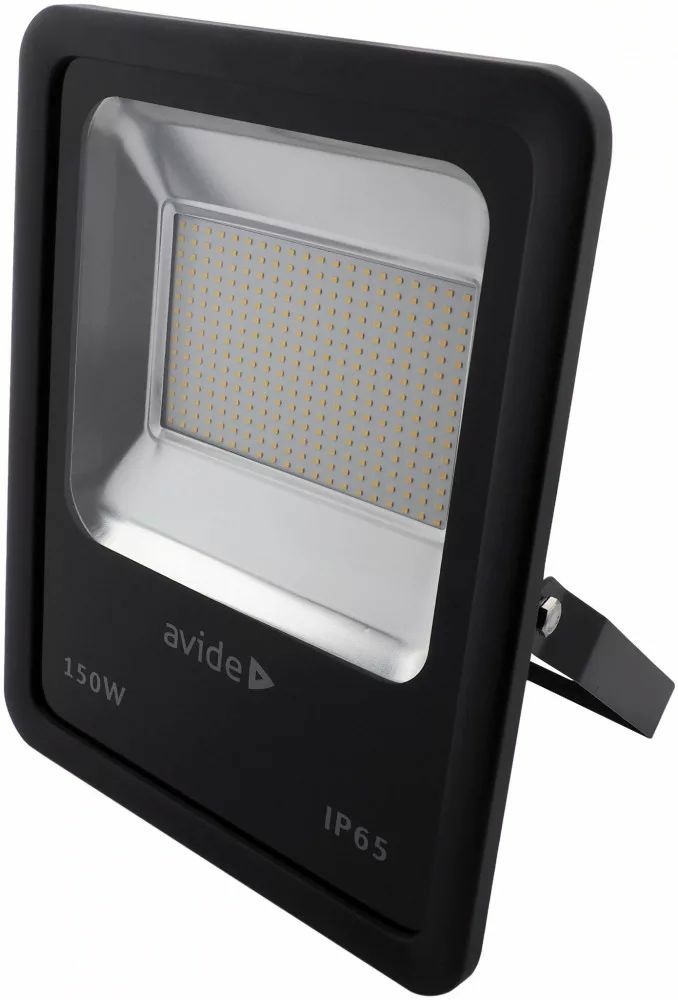 Image of Avide LED Reflektor Slim SMD 150W, 4000K, 12000 lumen, Fekete, IP65 (K)