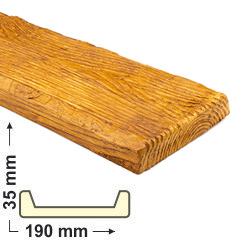 Image of Elite Decor DecoWood Bükk-190 Modern poliuretán deszka panel (ET405) (K)