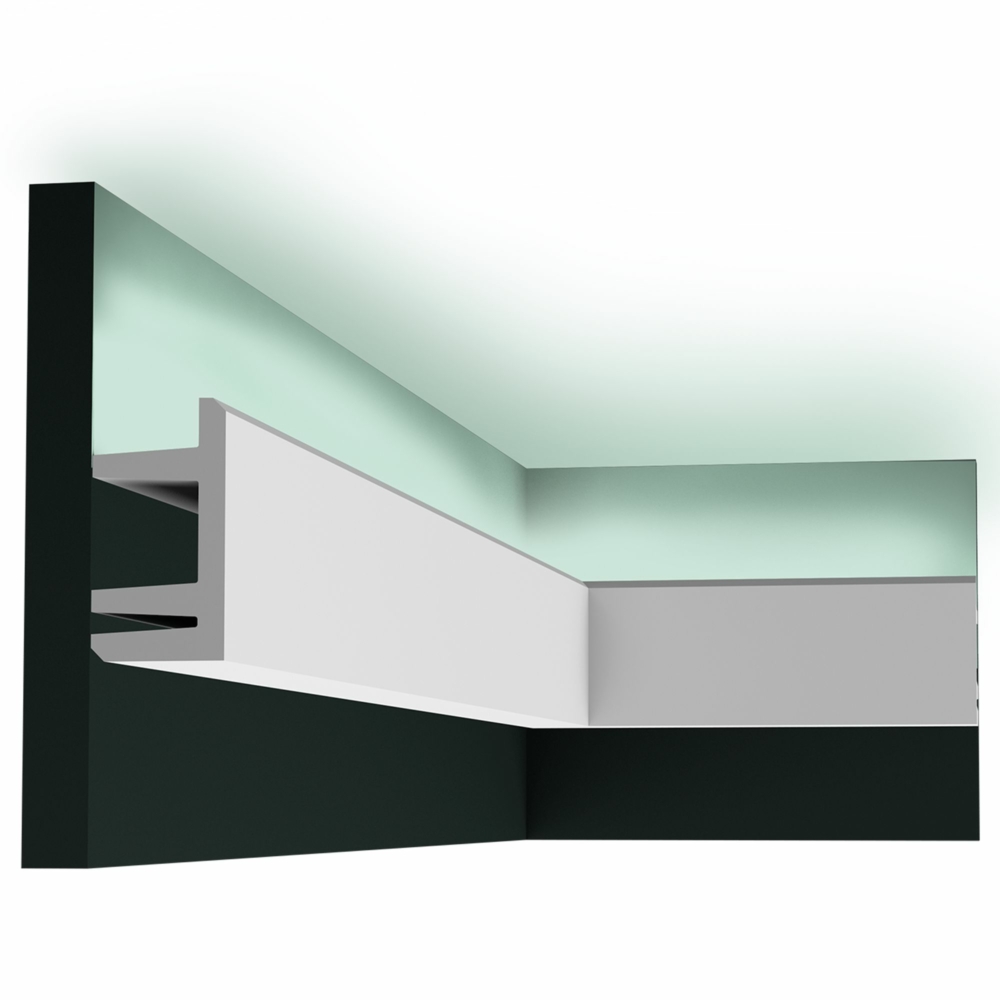 Image of Orac Decor C381 rejtett világításos díszléc, 50 x 95 x 2000 mm