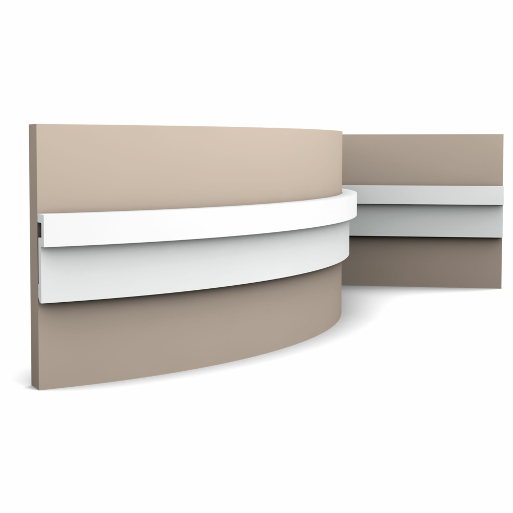 Image of Orac Decor PX198F flexibilis fali elem, 20 x 83 x 2000 mm