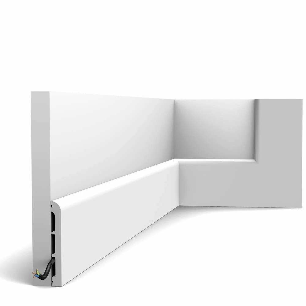 Image of Orac Decor SX184-RAL9003 lábazati díszléc (13 x 110 x 2000 mm)