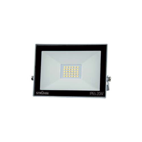 Image of Strühm KROMA LED reflektor 20W, 4500K, 1600 lumen, Fekete, IP65