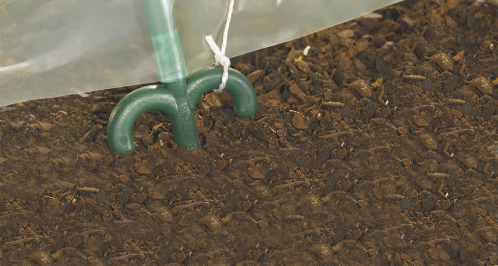 Image of Nortene SPIROC műanyag leszúró védőhálókhoz, zöld 20 x 7 cm (K)