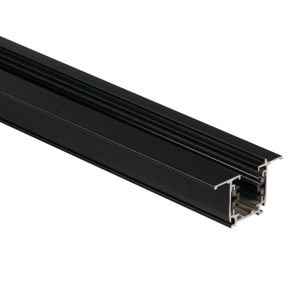 Image of Kanlux TEAR N R-TR 2M-B süllyeszthető sín fekete 2 méter