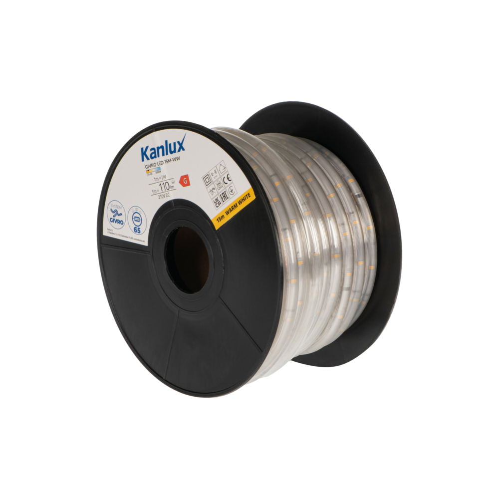 Image of Kanlux Givro LED fénykábel 30W, 3000K, 110 lm/m, 15 méter