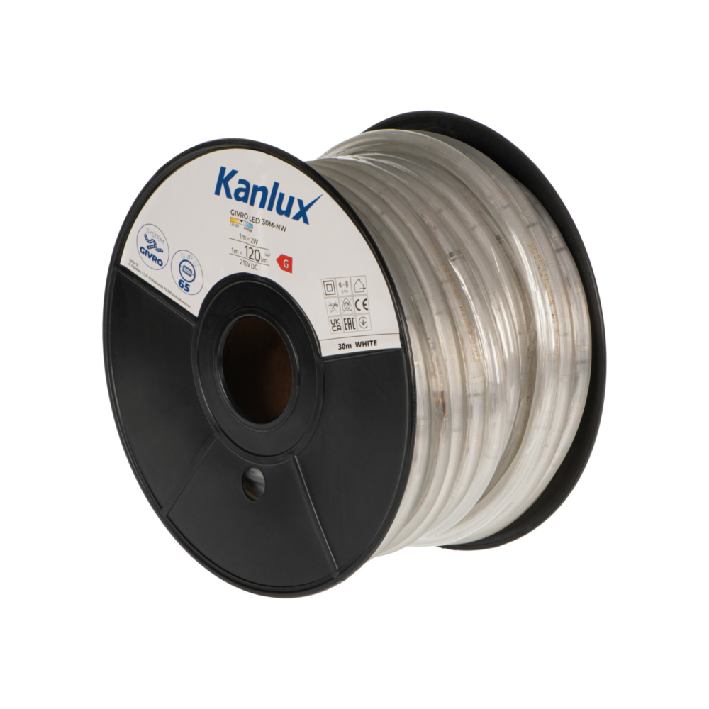 Image of Kanlux Givro LED fénykábel 60W, 4000K, 120 lm/m, 30 méter