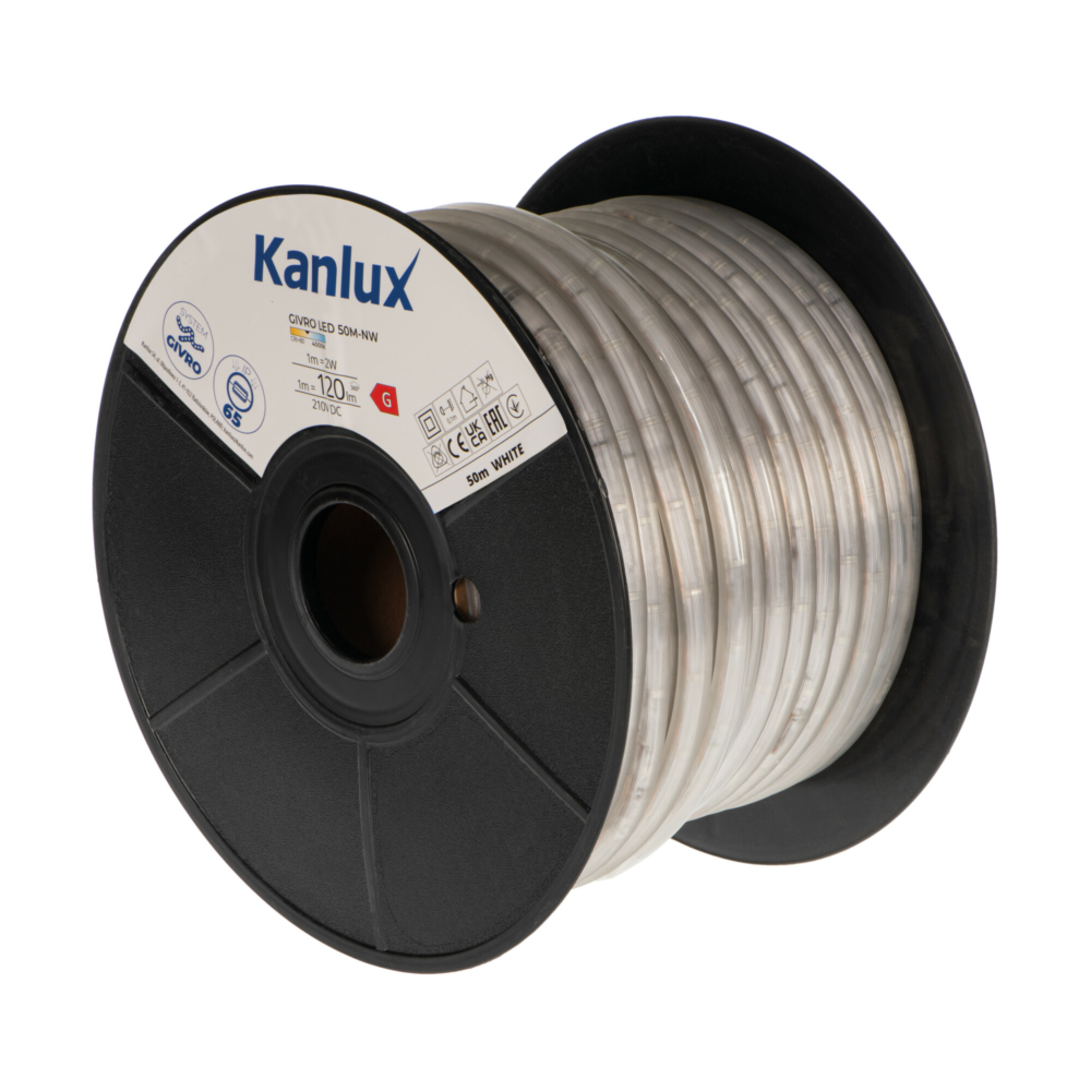 Image of Kanlux Givro LED fénykábel 100W, 4000K, 120 lm/m, 50 méter