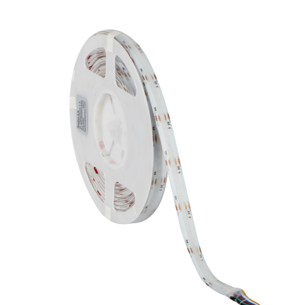 Image of Kanlux 24V COB LED szalag, 21W, RGB+CCT, 840LED, 12 mm, IP65