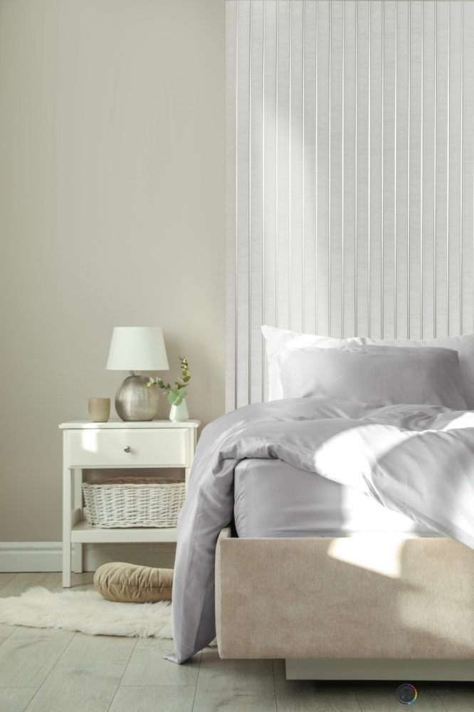 Image of Lamelio AMBER lamella panel, fehér, 12.2 x 270 cm