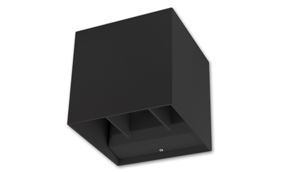 Image of MasterLED Kira 6 W-os fekete fali lámpa, 4000K (K)