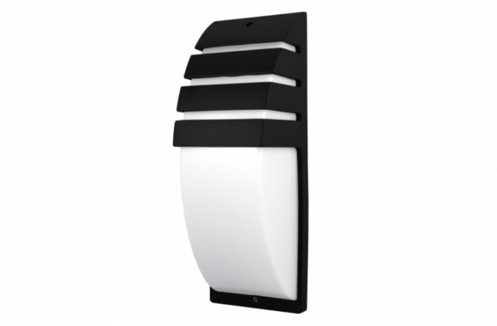 Image of MasterLED Viki Oldalfalra helyezhető, fekete kerti lámpatest, E27-es foglalattal (K)