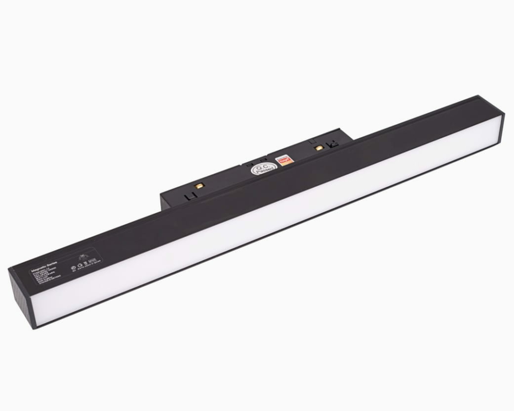 Image of MAXLIGHT Track Magnetic 48V-os sínrendszeres lámpa, 12W, 3000K, 634 lm, 30 cm, fekete