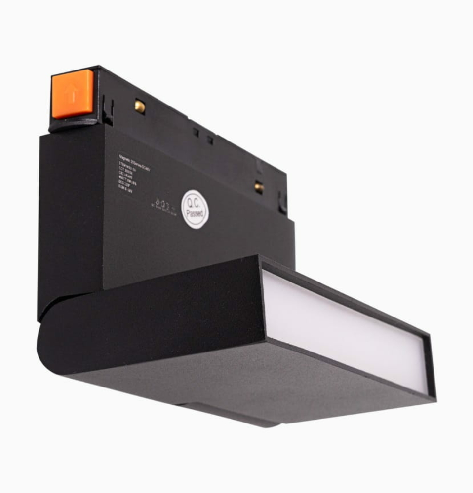 Image of MAXLIGHT Track Magnetic 48V-os sínrendszeres lámpa, állítható, 6W, 3000K, 323 lm, 12 cm, fekete