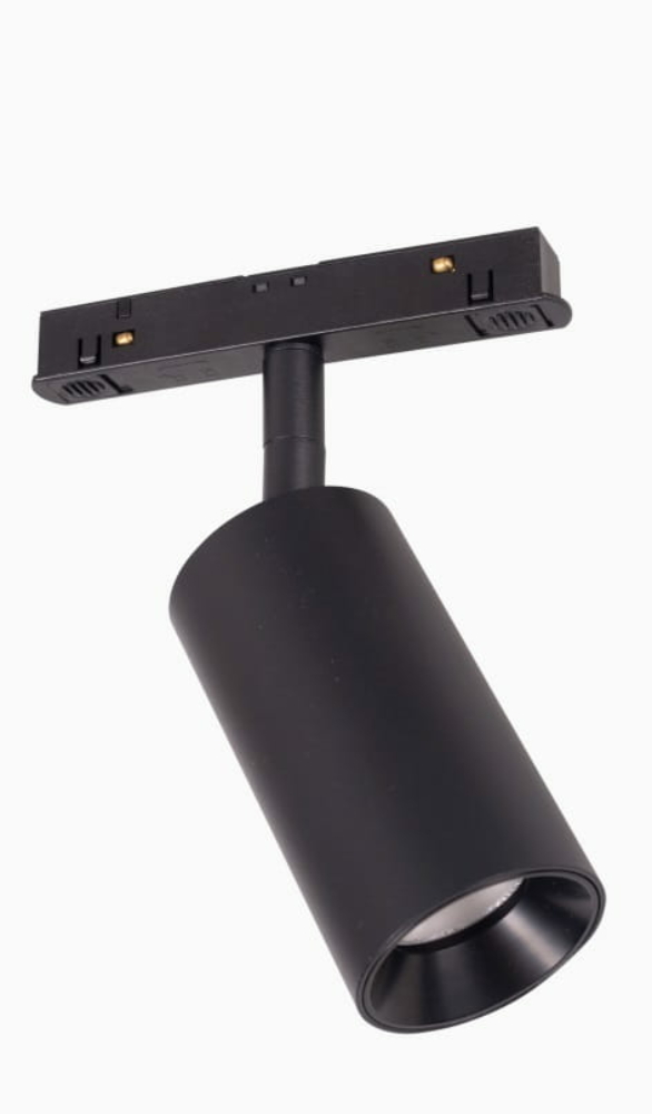 Image of MAXLIGHT Track Magnetic 48V-os sínrendszeres spot lámpa, állítható, 12W, 3000K, 664 lm, Ø5 cm, fekete