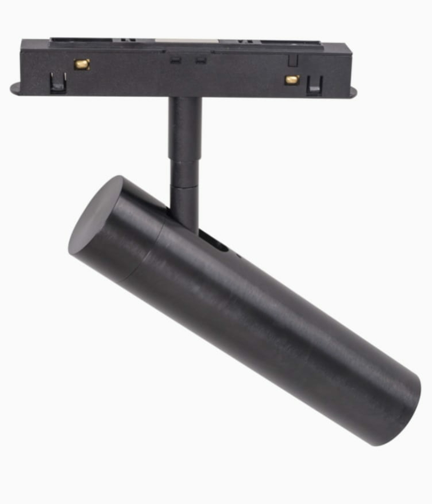 Image of MAXLIGHT Track Magnetic 48V-os sínrendszeres spot lámpa, állítható, 8W, 3000K, 578 lm, Ø3.5 cm, fekete