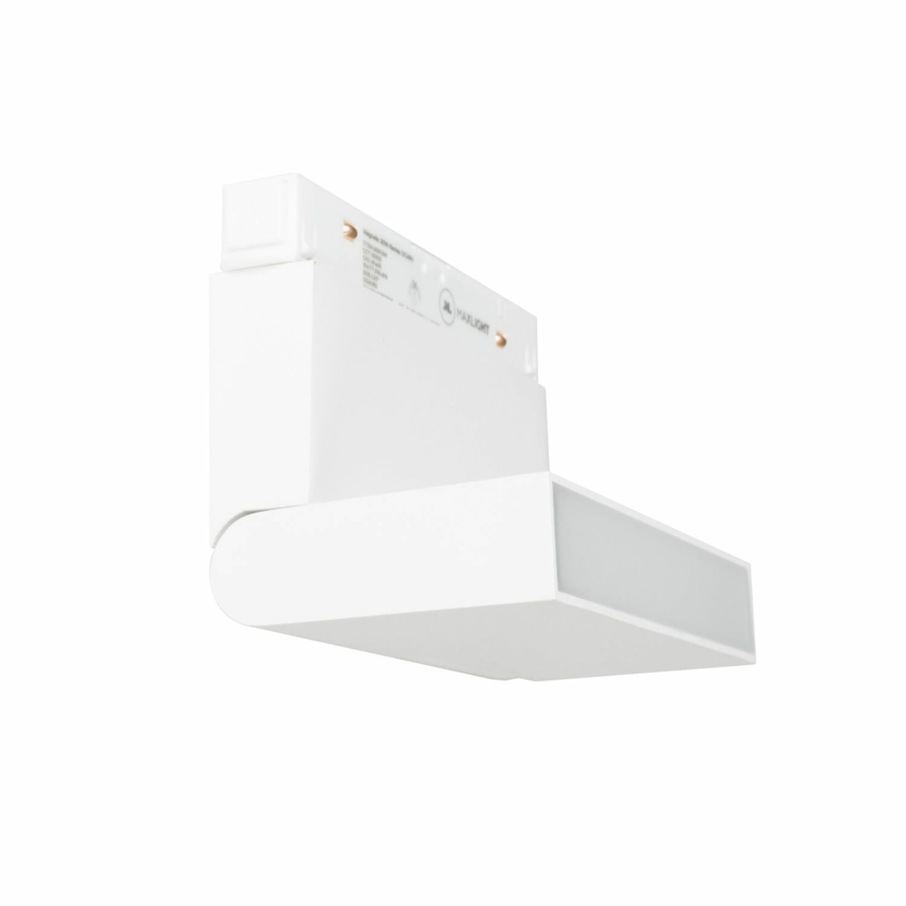 Image of MAXLIGHT Track Magnetic 48V-os sínrendszeres lámpa, állítható, 6W, 3000K, 323 lm, 12 cm, fehér