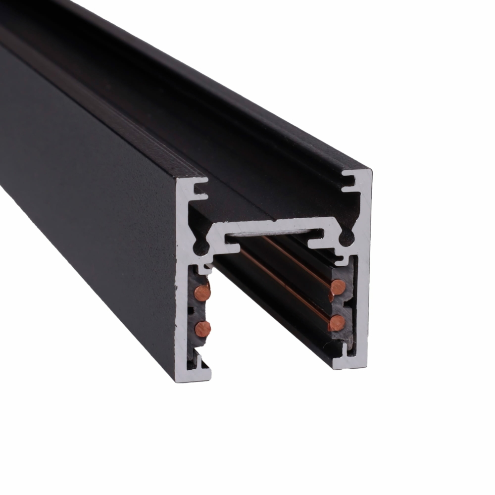 Image of MAXLIGHT Track Magnetic sínelem, falon kívűli, 1 méter, fekete, 2.8 cm magas