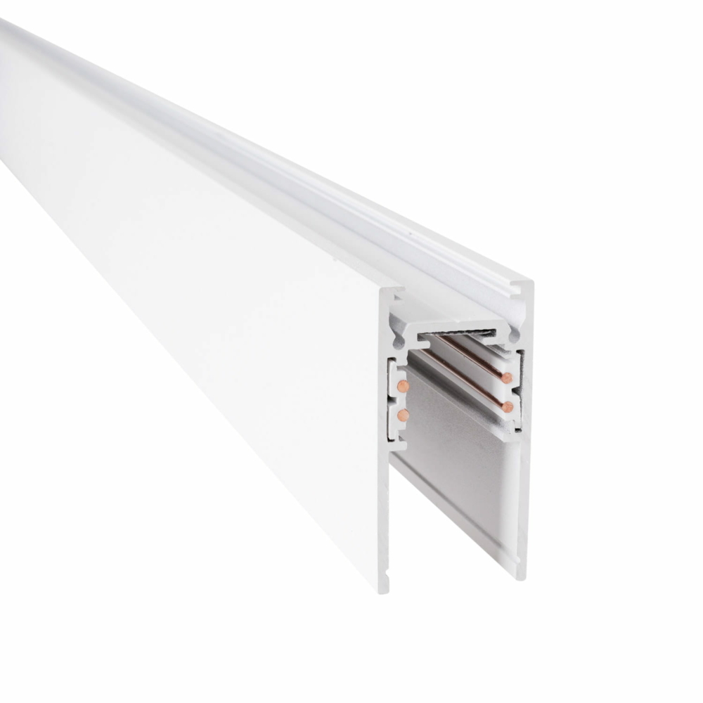 Image of MAXLIGHT Track Magnetic sínelem, falon kívűli, 1 méter, fehér, 5 cm magas