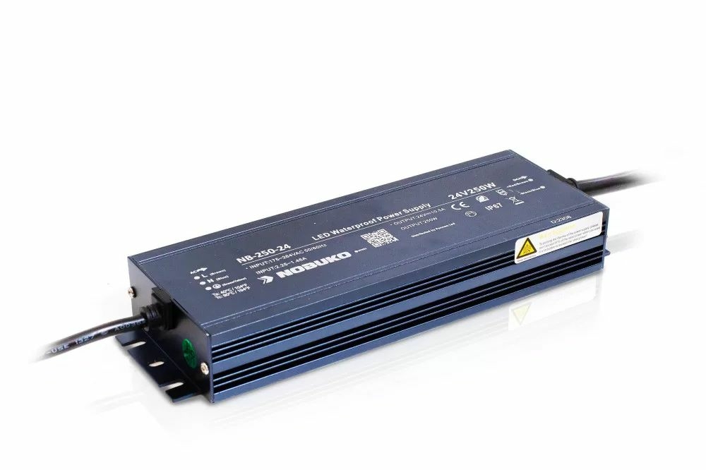 Image of NOBUKO LED tápegység 24V 250W IP67 10.5 A