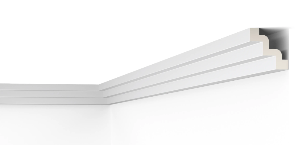 Image of Noel & Marquet Z52 ARSTYL® PU díszléc, 75 x 75 x 2000 mm