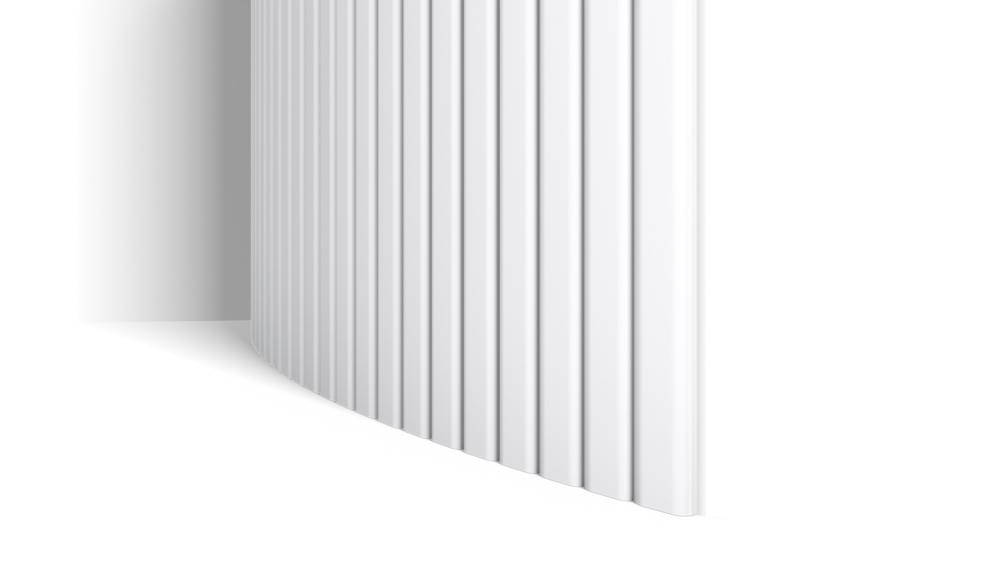 Image of Noel & Marquet CANELÉ L FLEX ARSTYL® PU falpanel, 295 x 14.5 x 1985 mm