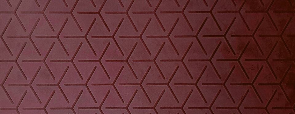Image of SIBU Design FL CUBE VELVET Bordeaux SA exkluzív dekorpanel 2600x1000x2.33 mm