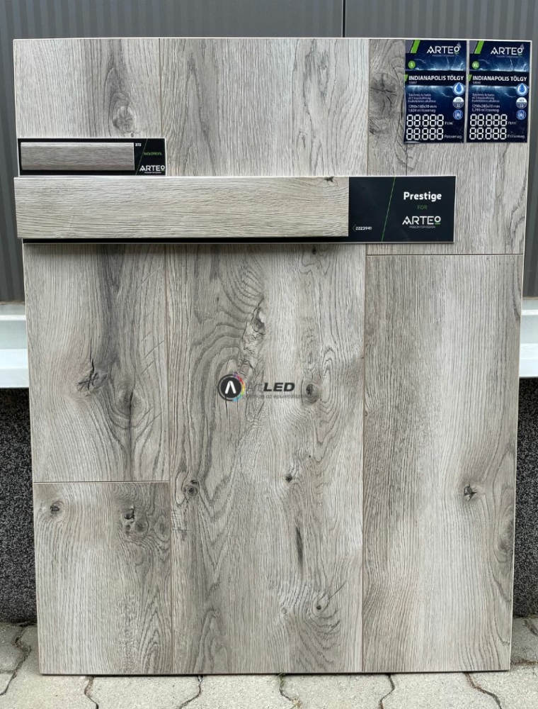 Image of Arteo vízálló laminált padló 10mm S 53687 Indianapolis tölgy WR 129 cm x 16 cm