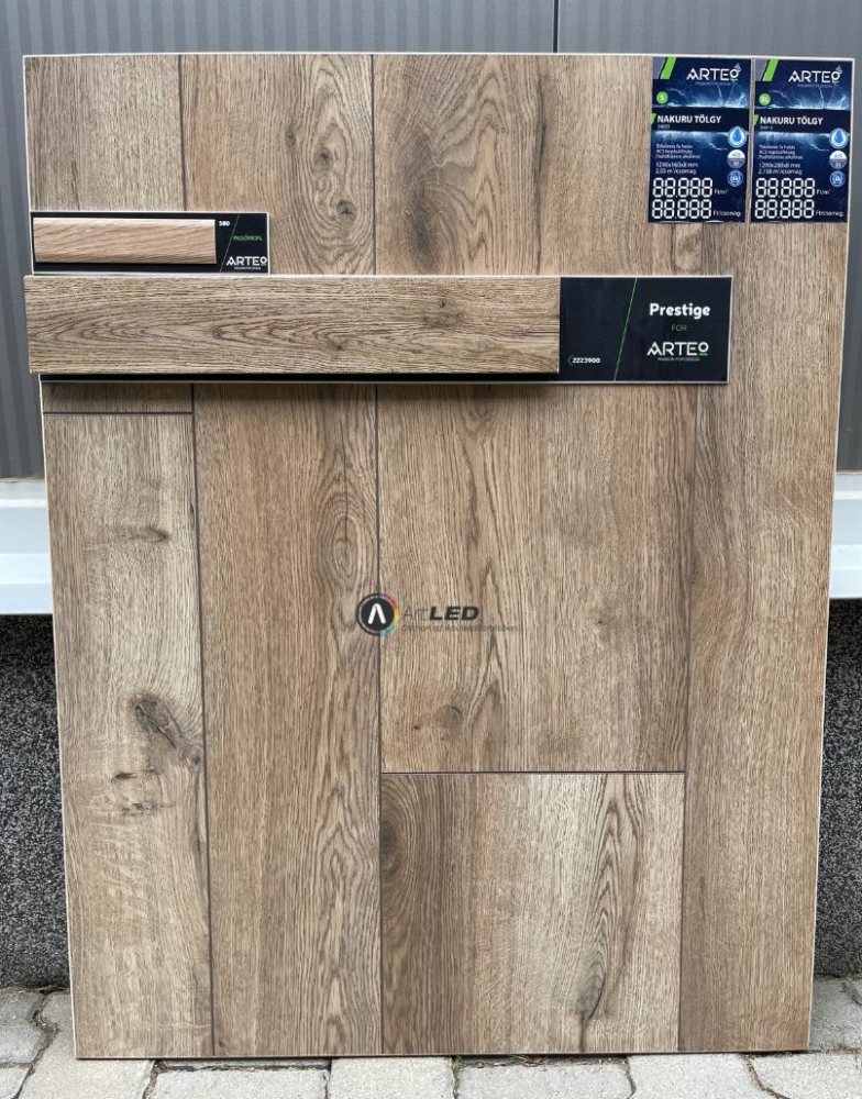 Image of Arteo vízálló laminált padló 8mm XL 54813 Nakuru tölgy WR 129 cm x 28 cm