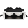 Kép 1/2 - Nova Luce Olbia beépíthető fürdőszobai lámpatest fekete