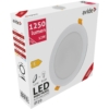 Kép 2/3 - Avide LED Beépíthető Kerek Mennyezeti Lámpa Műanyag 12W 3000K, 1250 lumen