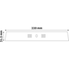 Kép 5/5 - Avide Kerek LED panel ALU 18W, 6400K, 1500 lumen