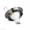 Kép 5/8 - V-TAC Olcsó slim design spot lámpatest (kör), billenthető, mattkróm