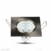 Kép 3/7 - V-TAC Olcsó slim design spot lámpatest (négyzet), billenthető, mattkróm