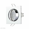 Kép 2/7 - V-TAC Olcsó slim design spot lámpatest (négyzet), billenthető, króm
