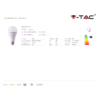Kép 6/7 - V-TAC E27 LED lámpa (17W/200°) Körte - meleg fehér