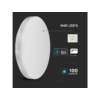 Kép 8/11 - V-TAC IP44 LED panel falon kívüli - kör (15W) Samsung Chip, meleg fehér